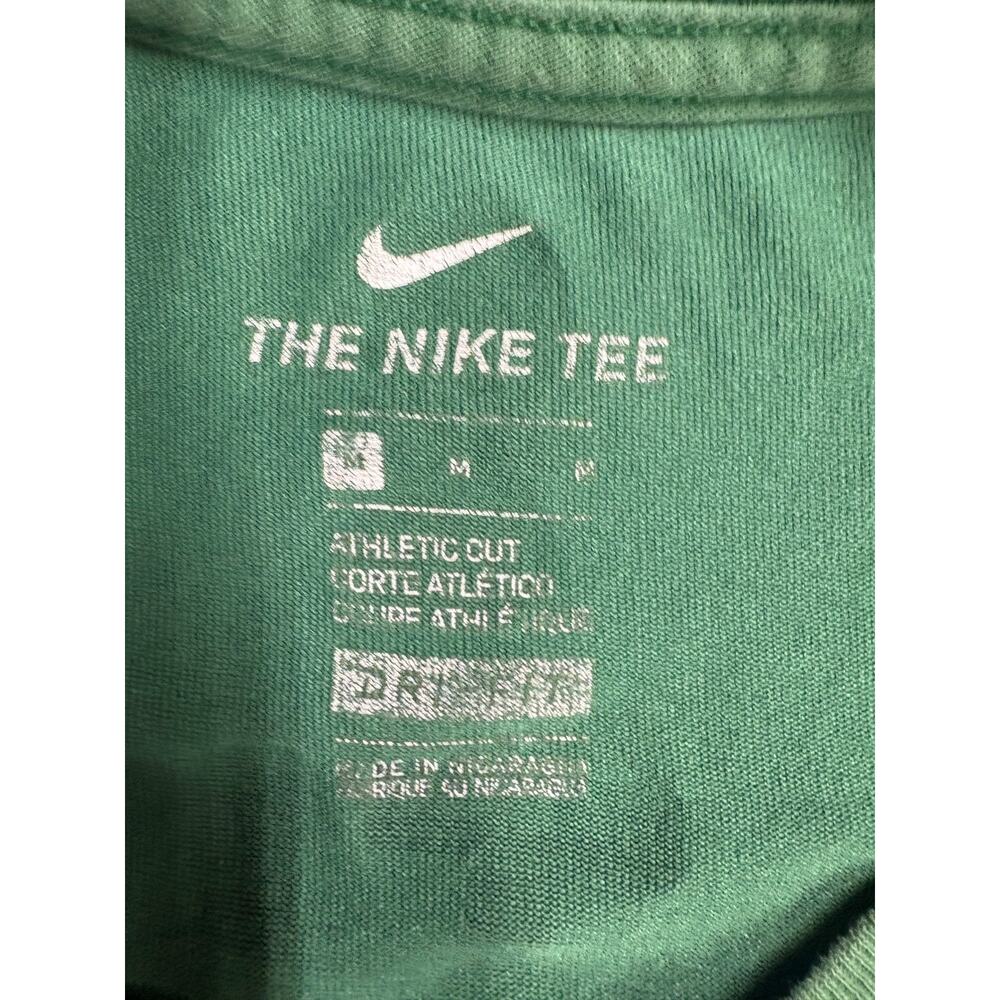 Nike Tatum Boston Celtics T-Shirt - Mens Athletic Medium Green Tee - Picture 2 of 3